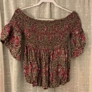 Off the shoulder top